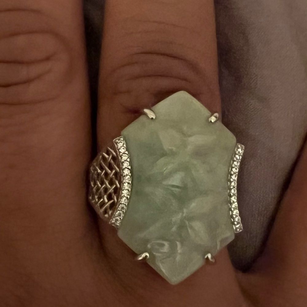 Silver ring size 9.5